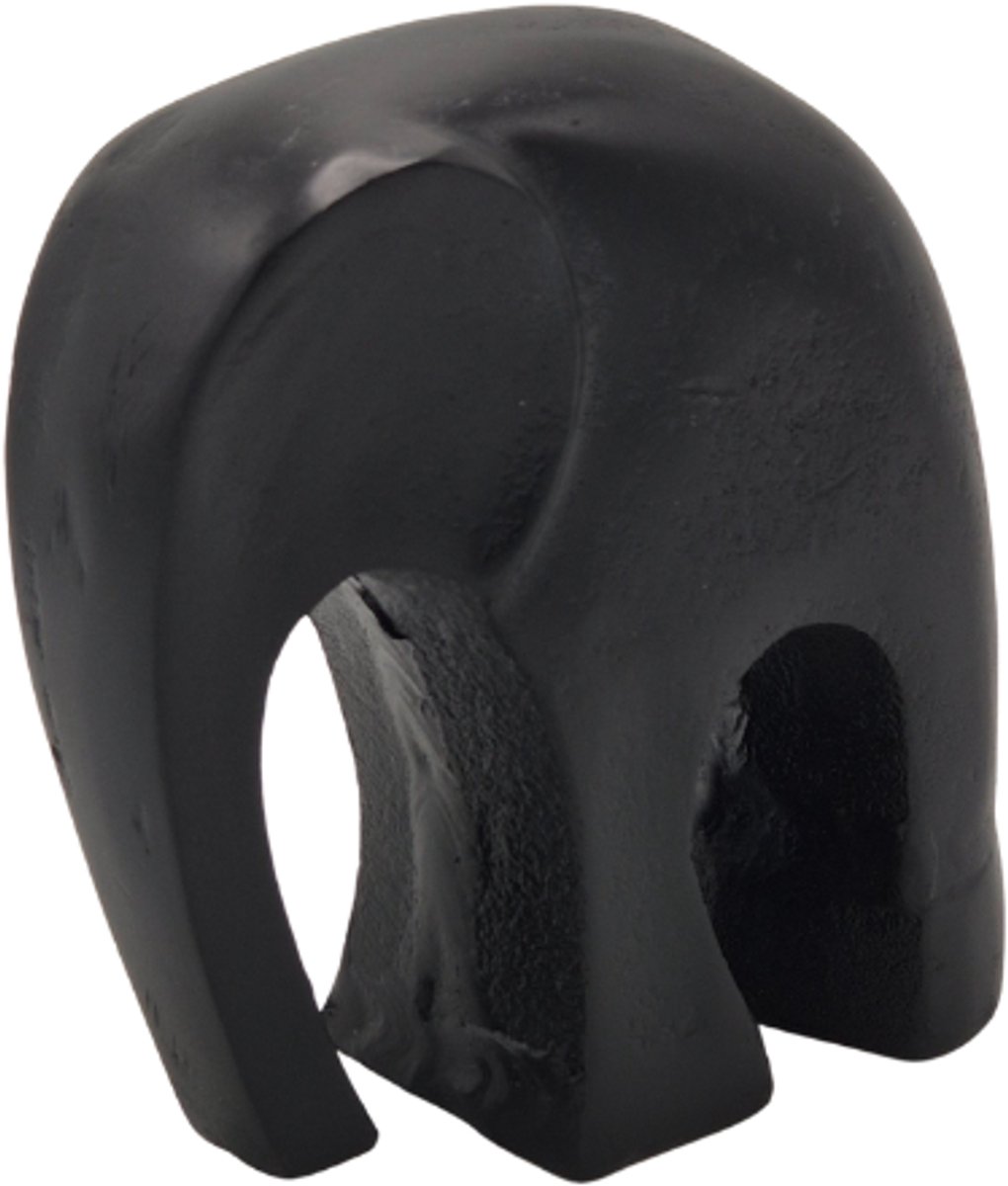 Urnenspecialist® - Urn Olifant - Olifantje - Mini Urn - Asbus - Zwart - Black - 200ML
