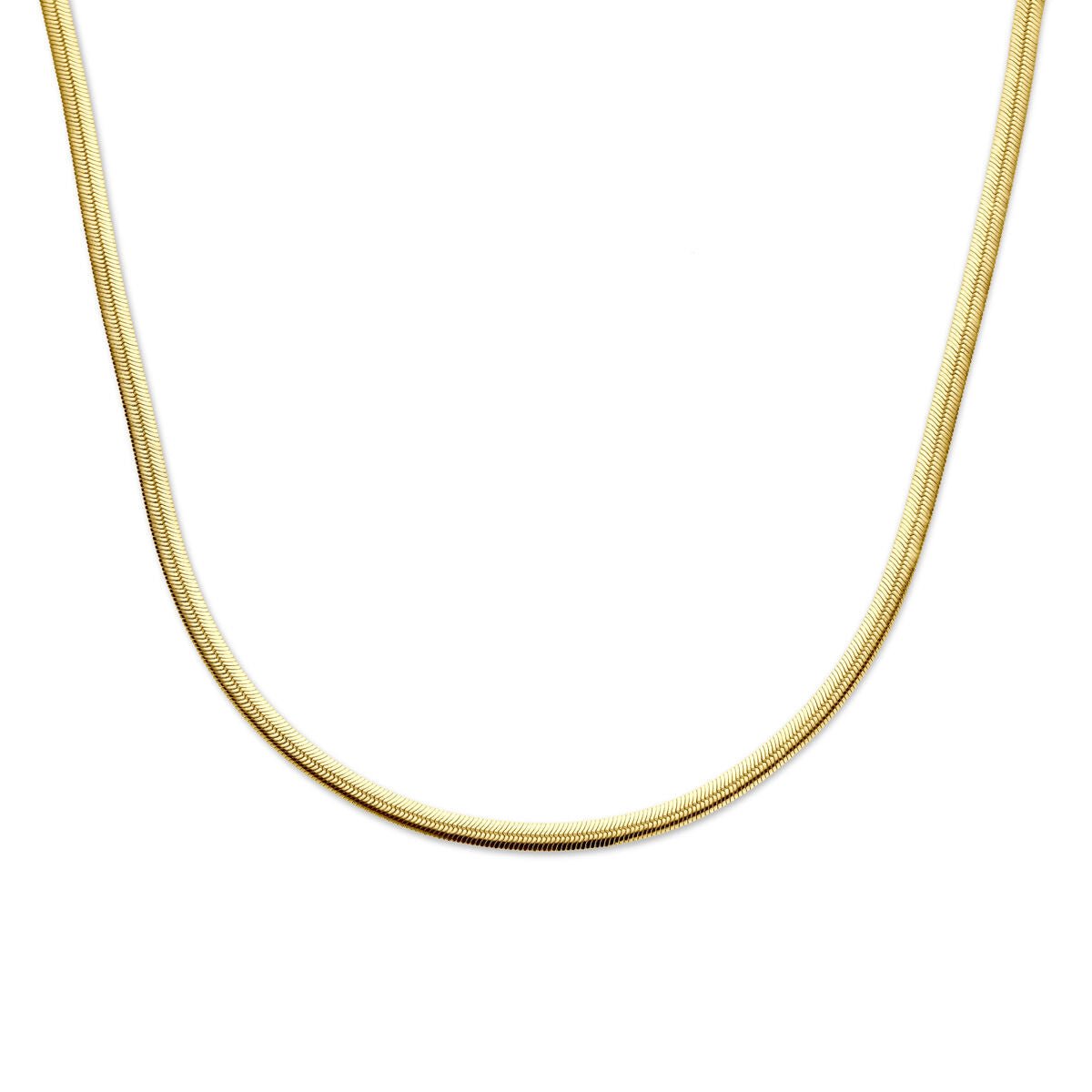 Collier gourmette 4,6 mm 40 + 4 cm 3 micron