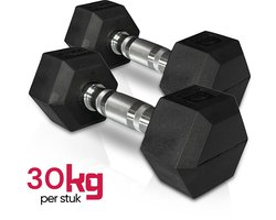 Padisport - Dumbell 30 Kg - Hex Dumbells 30 Kg - Hexagon Dumbells - Fitness Gewicht 30 Kg - Hexa Dumbell 30 Kg - Dumbbells - Dumbell Set - Halter