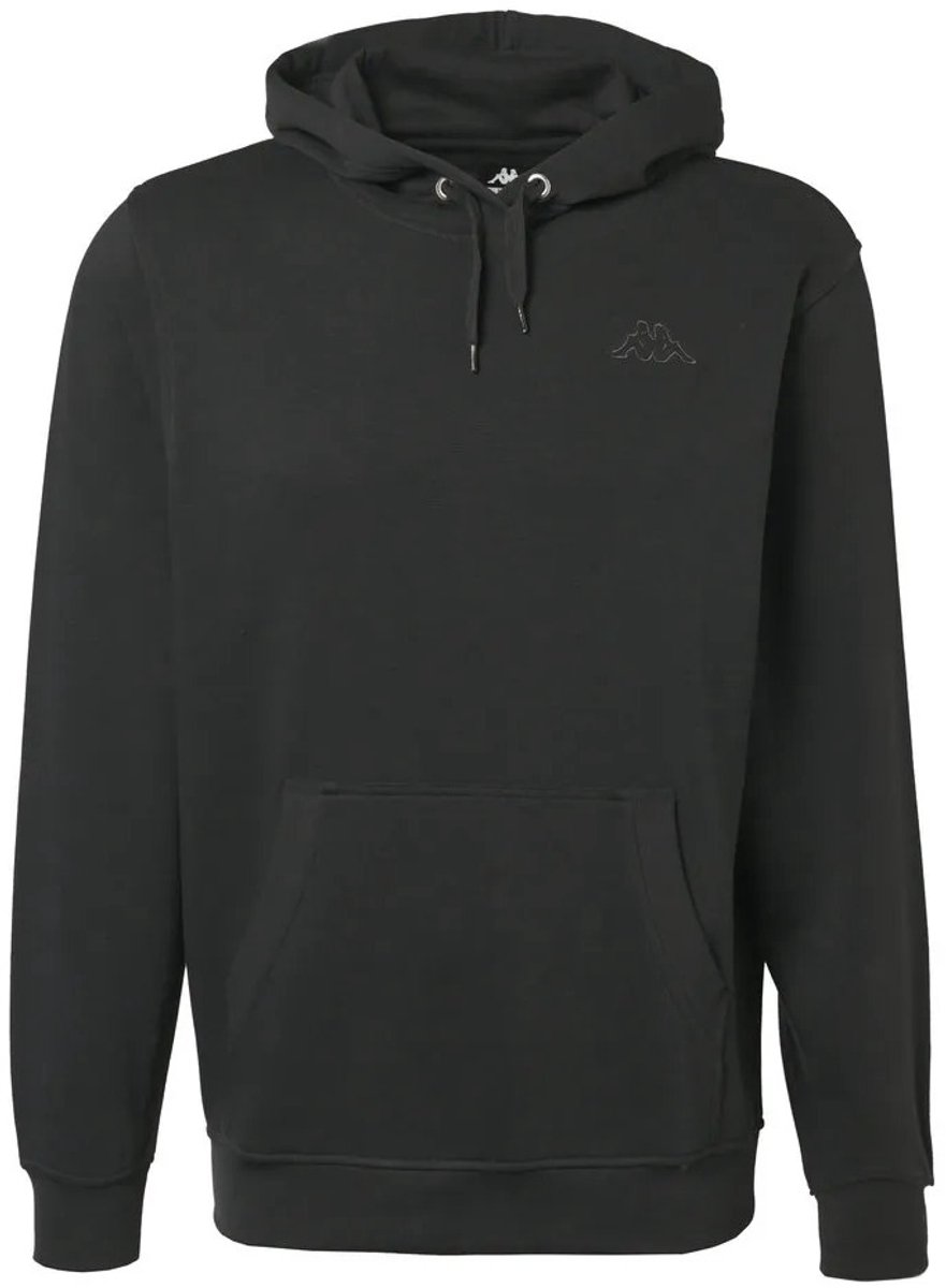 Hoodie Kappa Logo Zamy Zwart