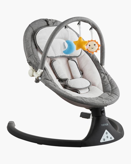 VEVOR Baby Rocker Babyschommel Babylounger 5 Snelheden ...