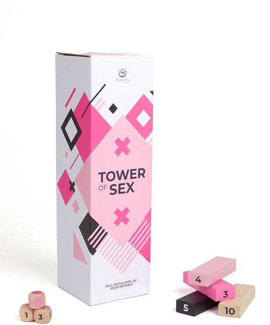 Lust Tower – Jeu pour adultes, jeu de 48 pièces super coquines tour de blocs, jeu de Lust Tower – Jeu pour adultes, jeu de 48 pièces super coquines tour de blocs, jeu de