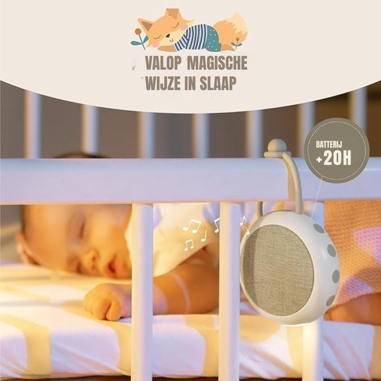 Core® Slaapwekker - Kinderwekker - Digitale Wekker - Konijn - Wit - 12cm x 10cm x 5cm van Merkloos — afbeelding 3