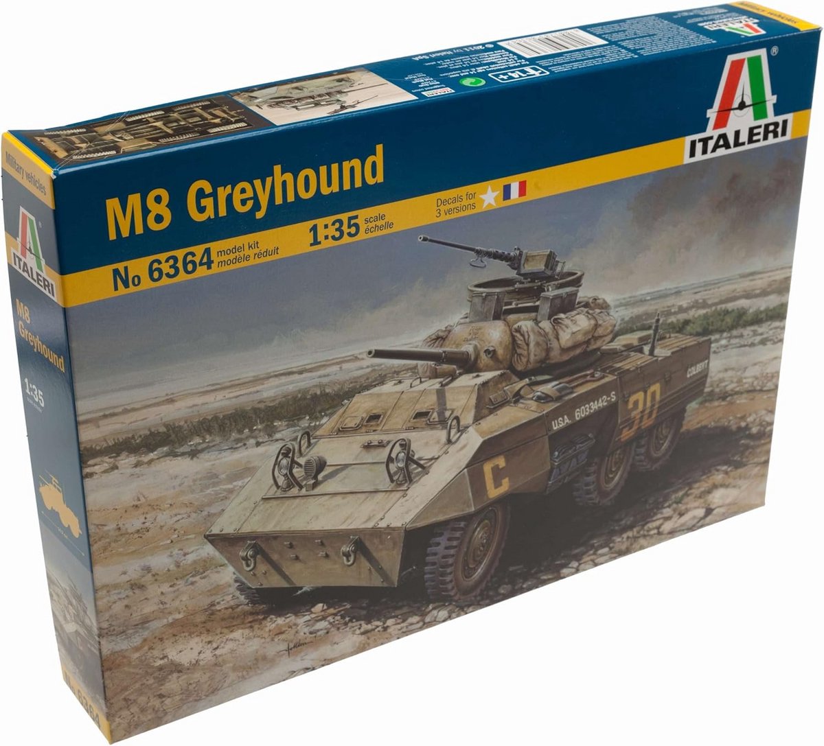 Modelbouwset 1:35 M8 Greyhound Pantserwagen