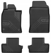 Frogum No.77 Luxe Rubberen Automatten Set - Geschikt voor MINI ONE / COOPER (2001-2006) - 4-delig - Perfecte Pasvorm - Geurloos TPE - 4 cm Hoge Rand - Zwart