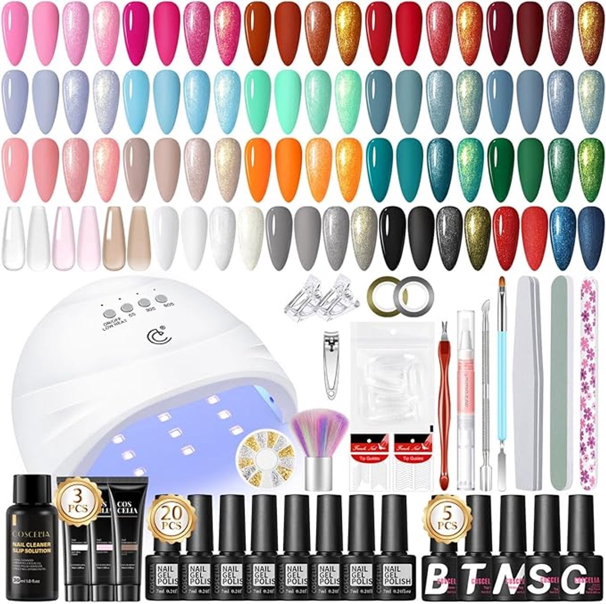 Gel Nagellak Set, All Season 20 Kleuren