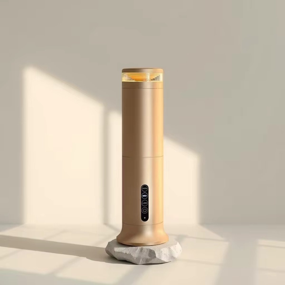 Aroma Diffuser - Goud - Parfum Diffuser voor huisparfum - waterloos parfum diffuser - digitaal bluetooth - draadloos - huis parfum