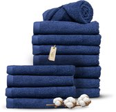Miss Towels - Serviette d'hôtel - Bleu marine - 70x140 - 8+4 Bundle