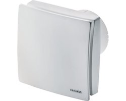 Badkamer Ventilator - Ventilator voor Badkamer ECA ipro ventilator kleine ruimtes KH elektrische binnensluiting volautomatisch wit Ø 100