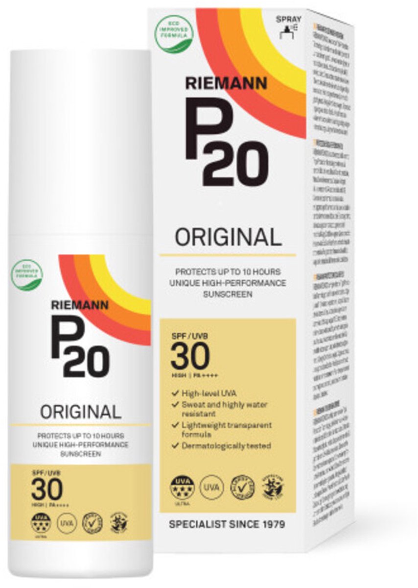 P20 Original SPF 30 Spray - 2 x 85 ml - Voordeelverpakking