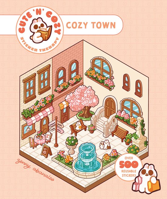 Cute 'n' Cozy Sticker Therapy Series- Cute 'n' Cozy Sticker  ... - cover
