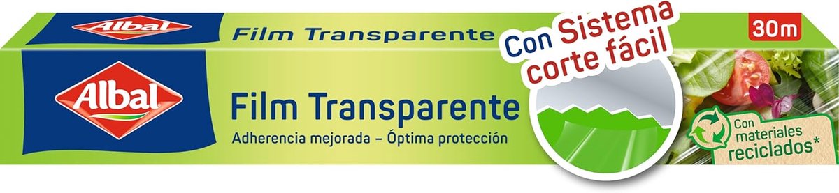 Transparante folie 30 m - Verpakking van 3 stuks