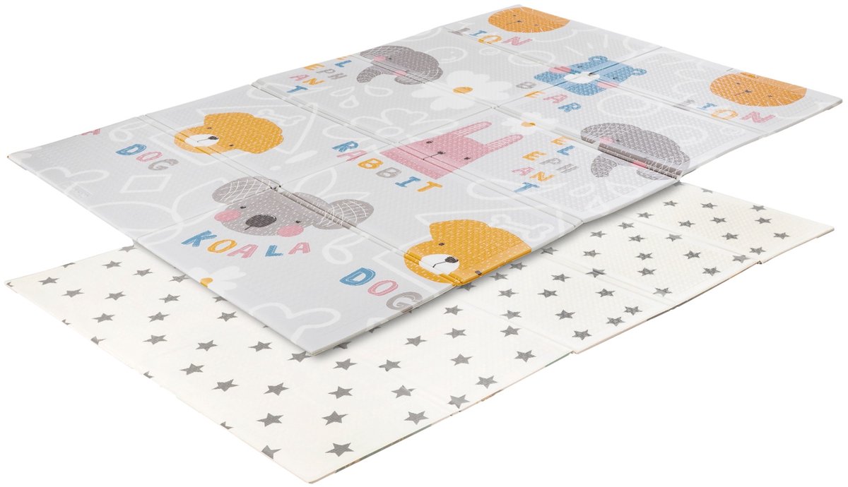 Lorelli Buddies & Stars 120x180 cm Omkeerbare Speelmat