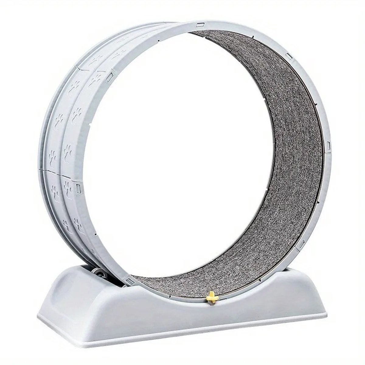 DIMICO - Katten loopband - Loopwiel kat - Kattenwiel - Kattenoefenwiel - Stappenteller - Grijs - Stille werking - Tot 11,3 KG