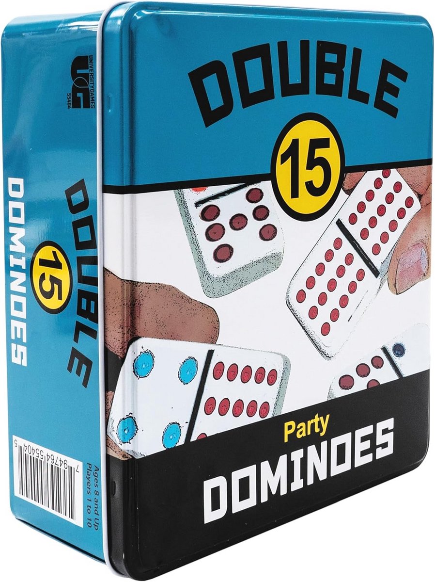 Dubbele 15 Dominos - Ideaal voor Feesten en Spellenavonden