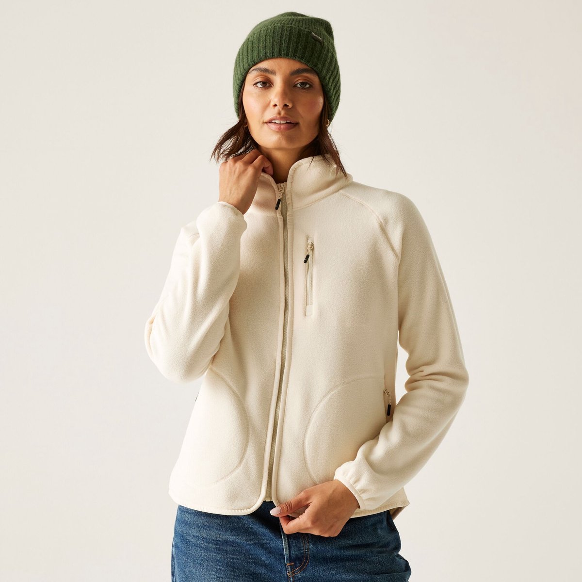 Dames Frankie Microfleece met volledige ritssluiting