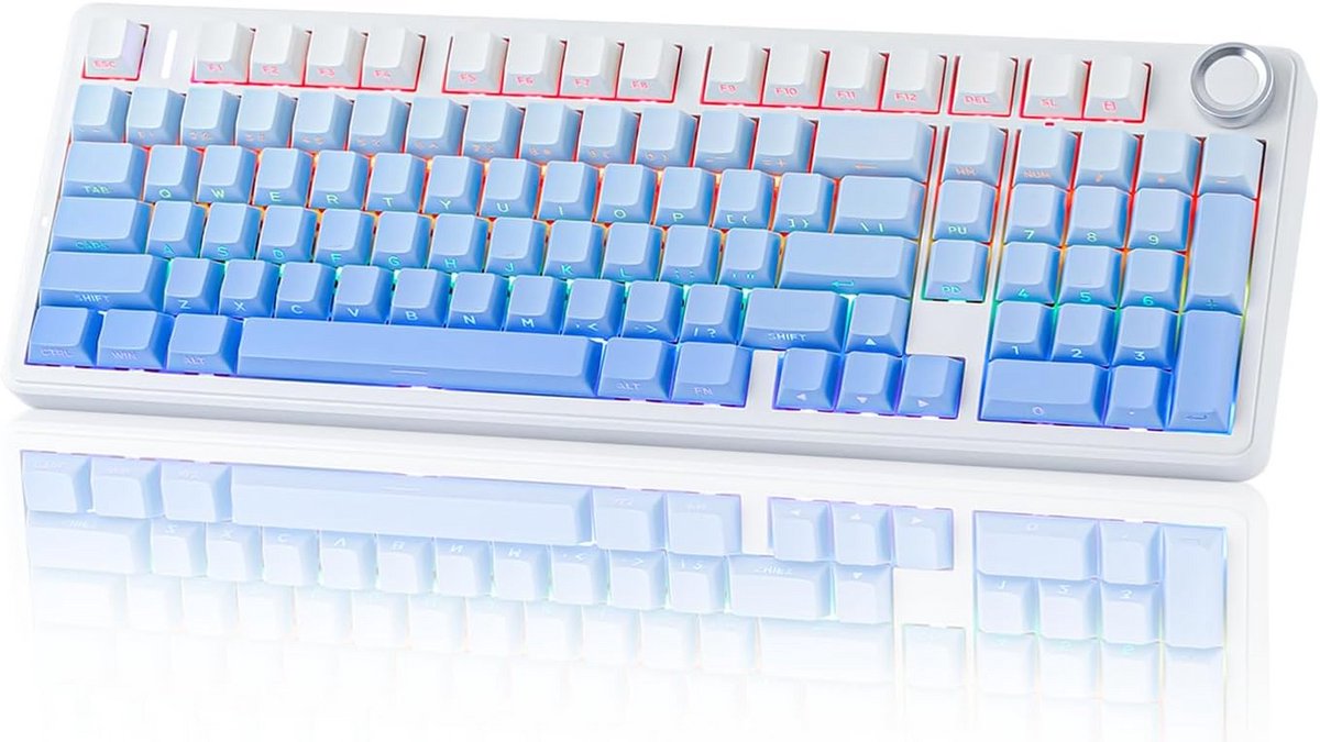 Draadloos Mechanisch Gaming Toetsenbord met RGB en 8000mAh Batterij