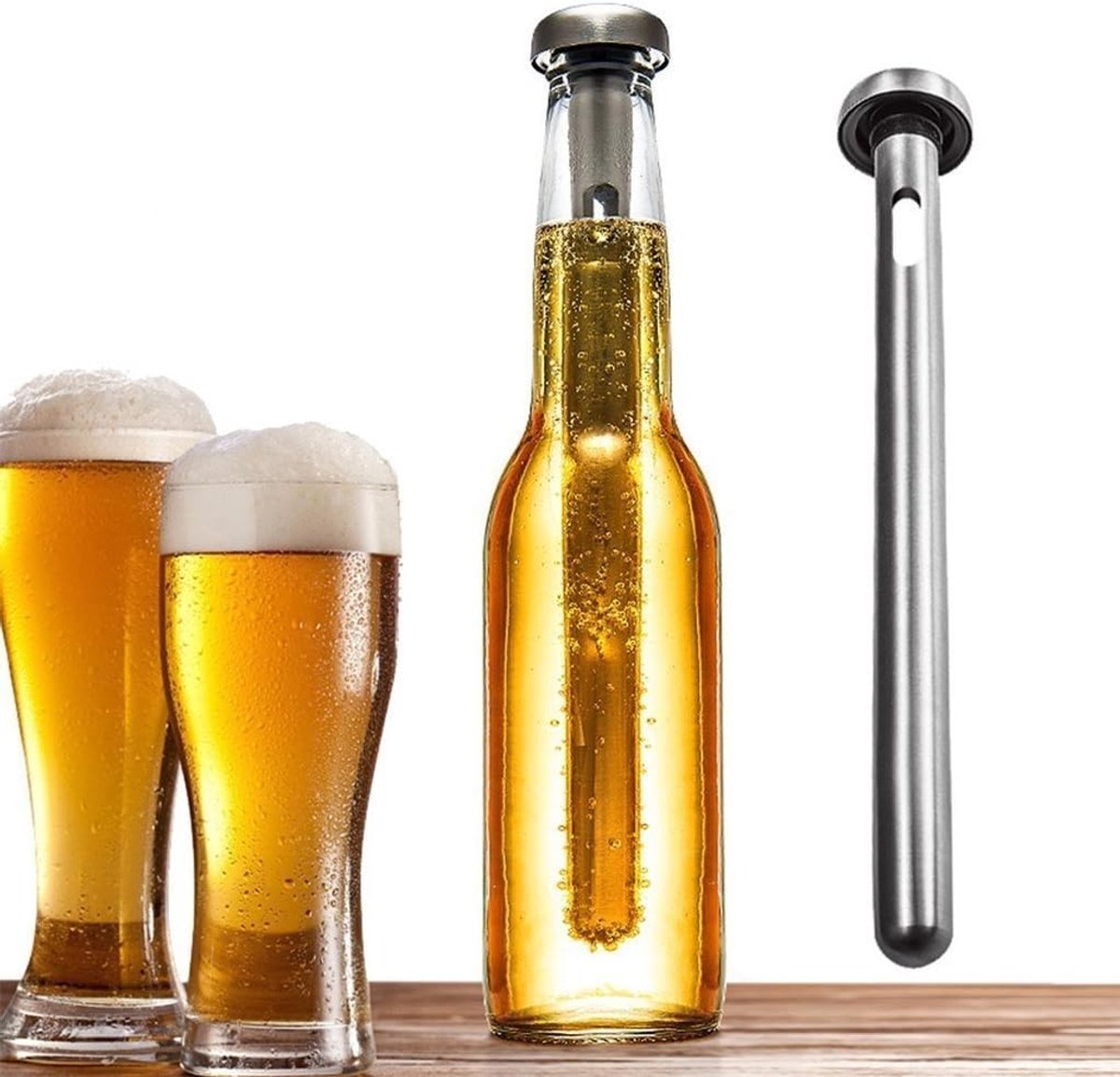 Stainless Steel Beer Chiller Sticks - Pack van 2
