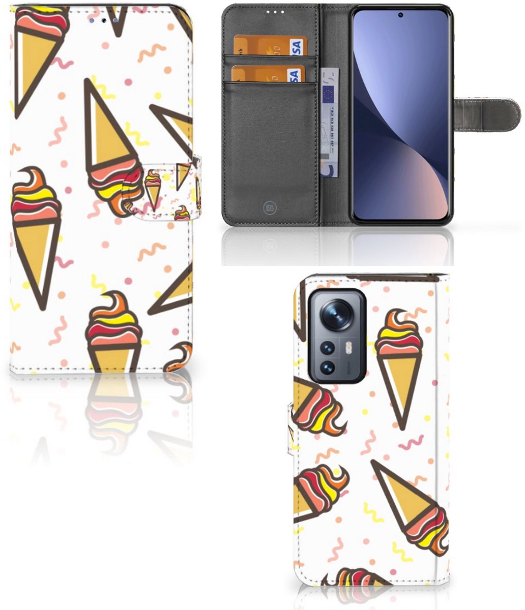 Xiaomi 12 Pro Book Cover Icecream