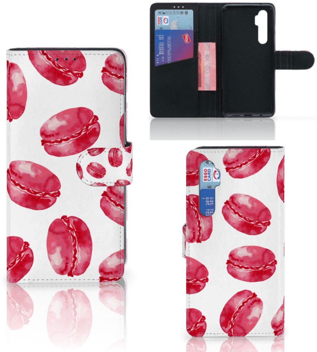 Xiaomi Mi Note 10 Lite Book Cover Pink Macarons
