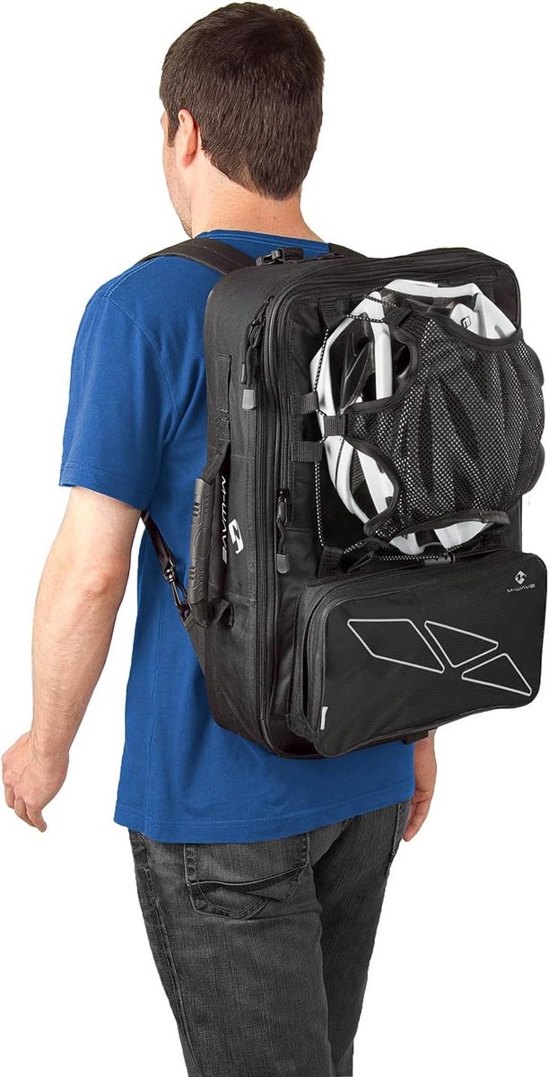 bagagetas 3-voudig Traveller, zwart/grijs, 62 l van Carpoint — afbeelding 4