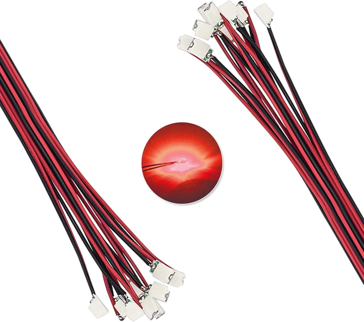 Micro LEDs Pre-Wired 0805 voor DIY en Science Projects - 20 Stuks