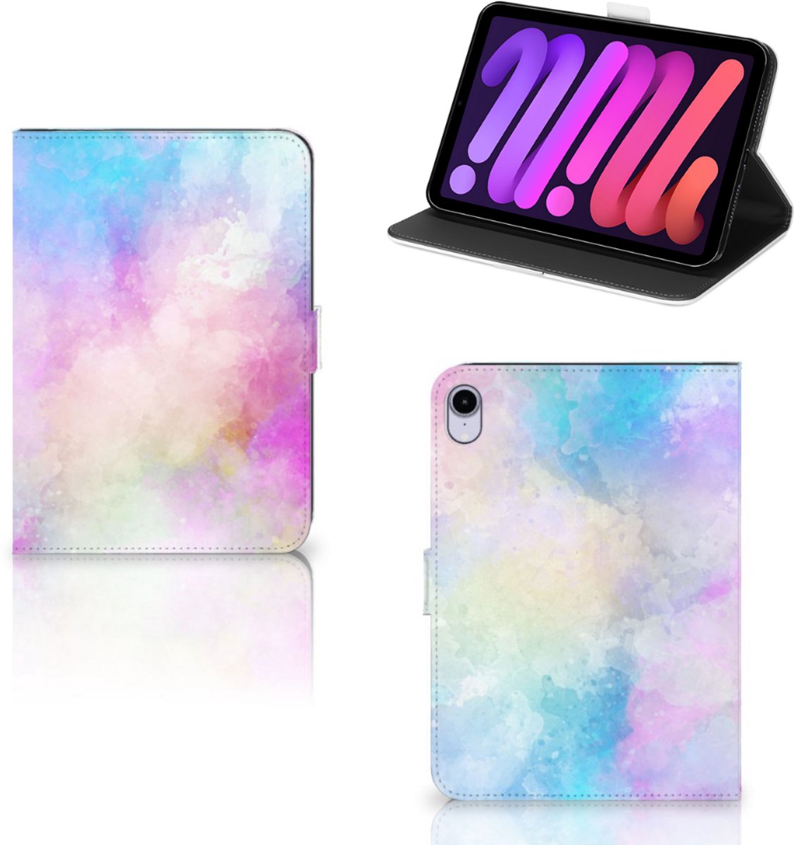 Hoes iPad Mini 6 (2021) Watercolor Light