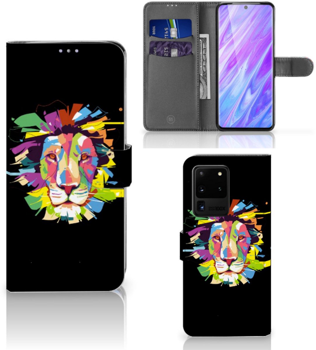 Samsung Galaxy S20 Ultra Leuk Hoesje Lion Color