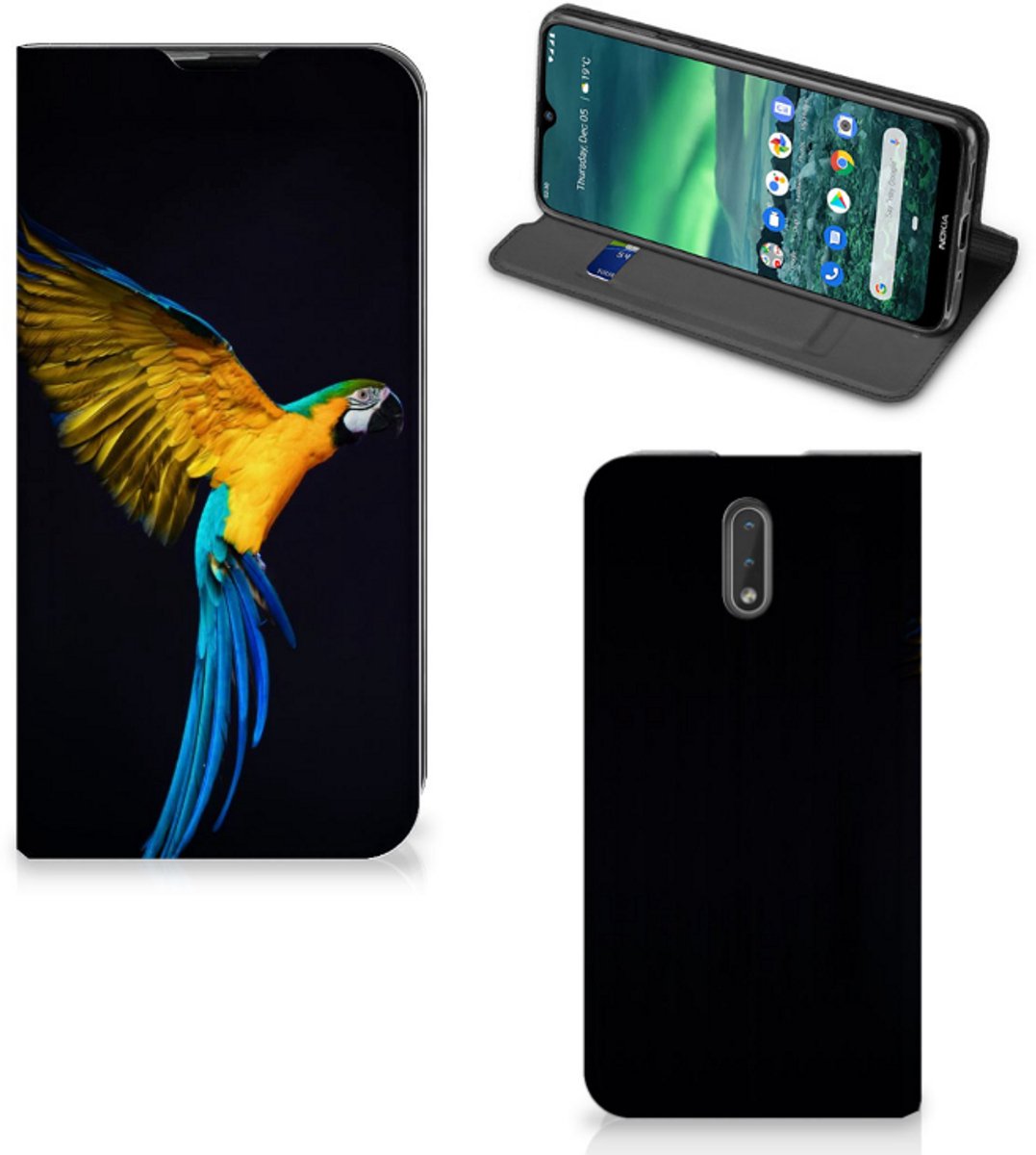 Nokia 2.3 Hoesje maken Papegaai