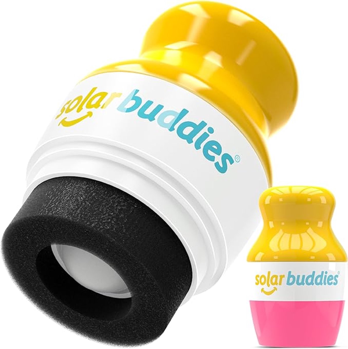 Solar Buddies Orla Pink - Zonnebrandcrème Applicator - Herbruikbare roll-on sponsapplicator voor zonnebrandcrème, zonnebrand en lotion voor kinderen, volwassenen en gezinnen - Zonnebrand - Zonnebrandroller -