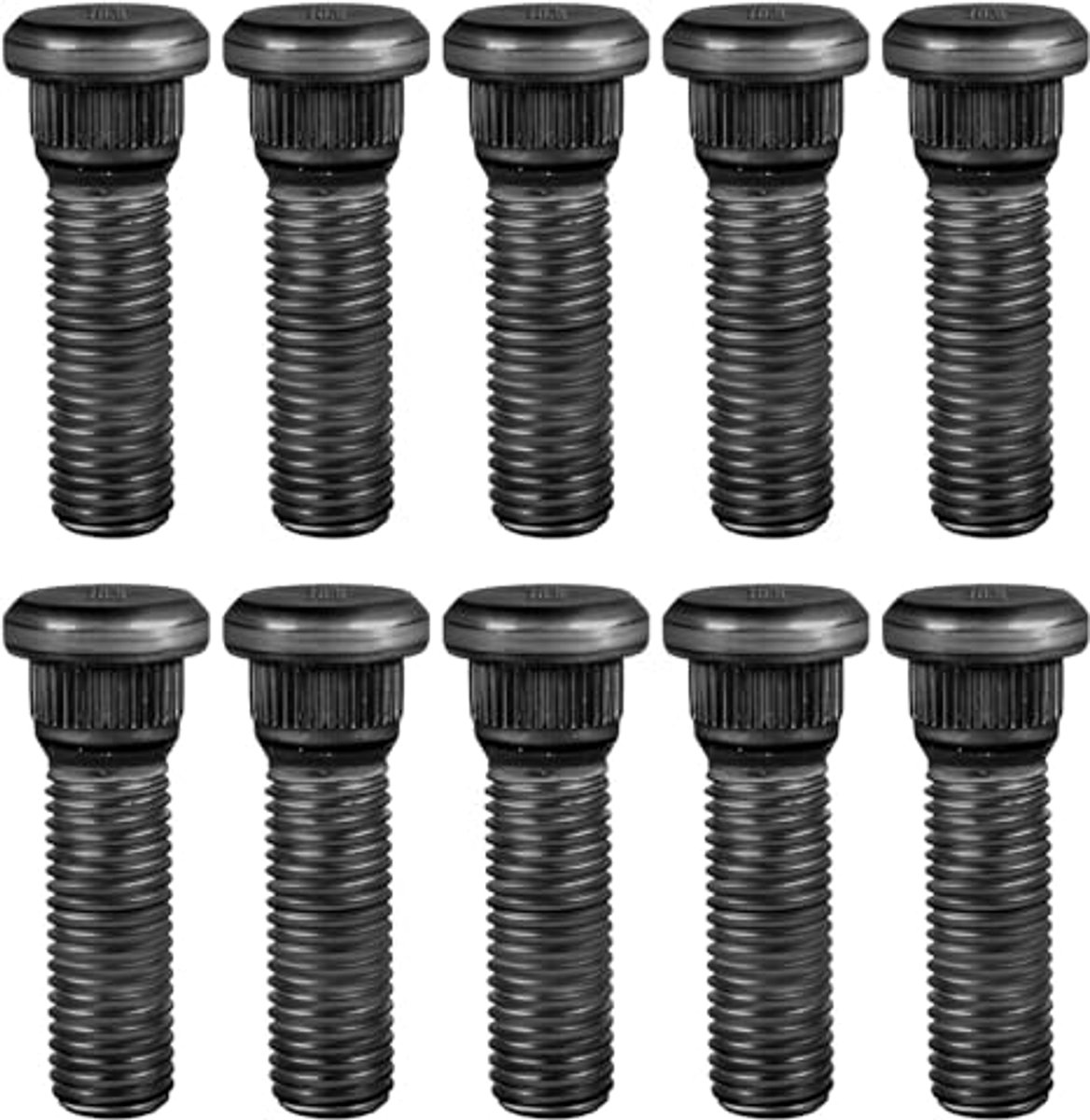 Set van 10 M12 x 1.5 Wielenbouten - 48 mm Lengte - Stalen Auto Accessoires
