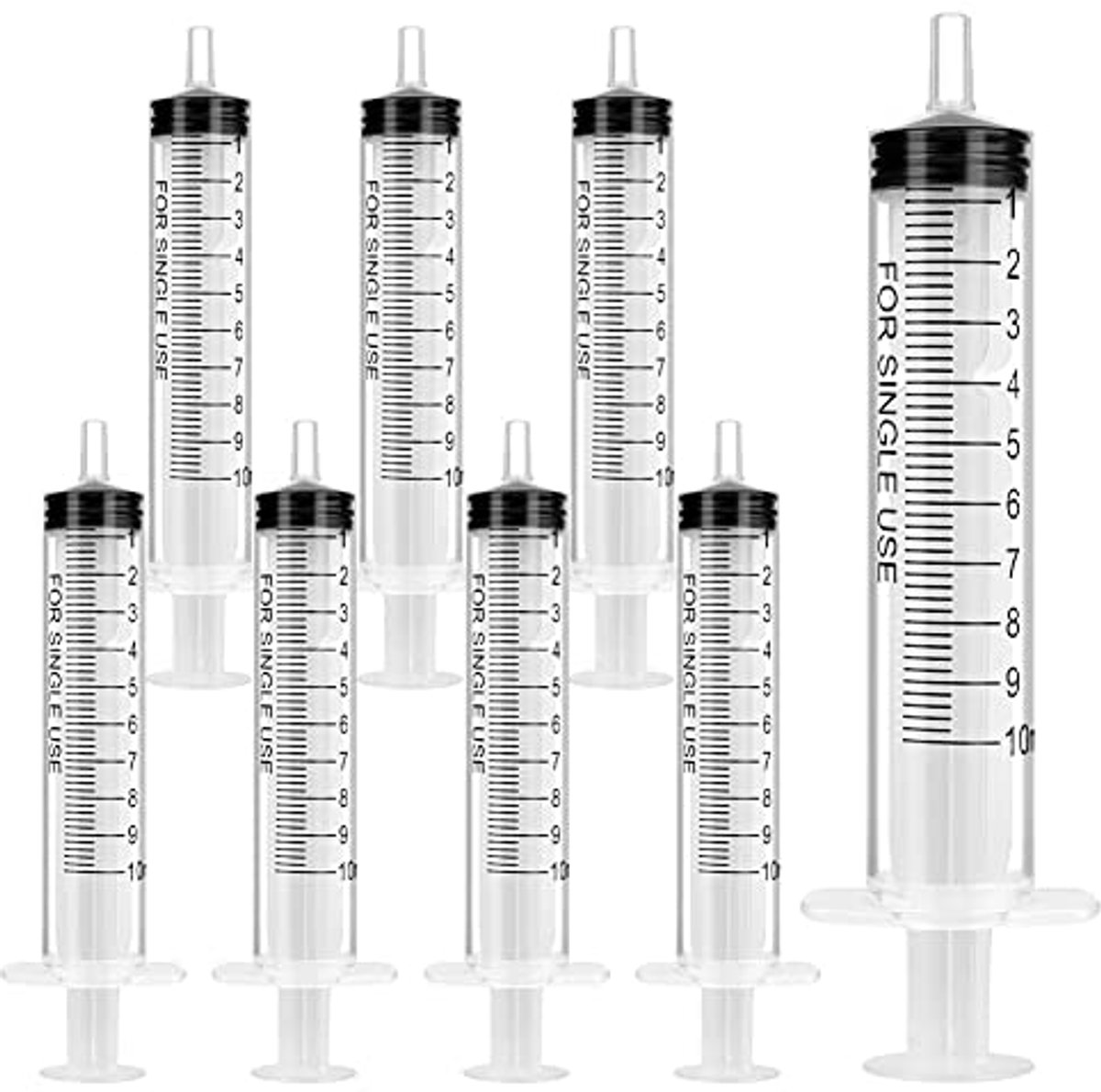 Plastic Spuit - Disposable Syringes - 10 ml, Set van 8