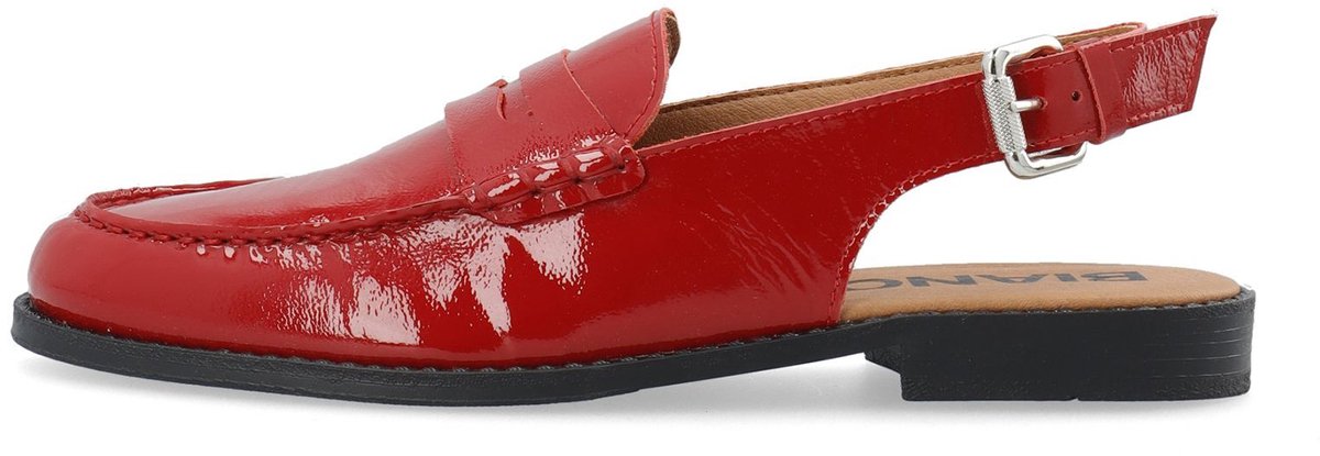 Bianco Leren loafers BIAPOP