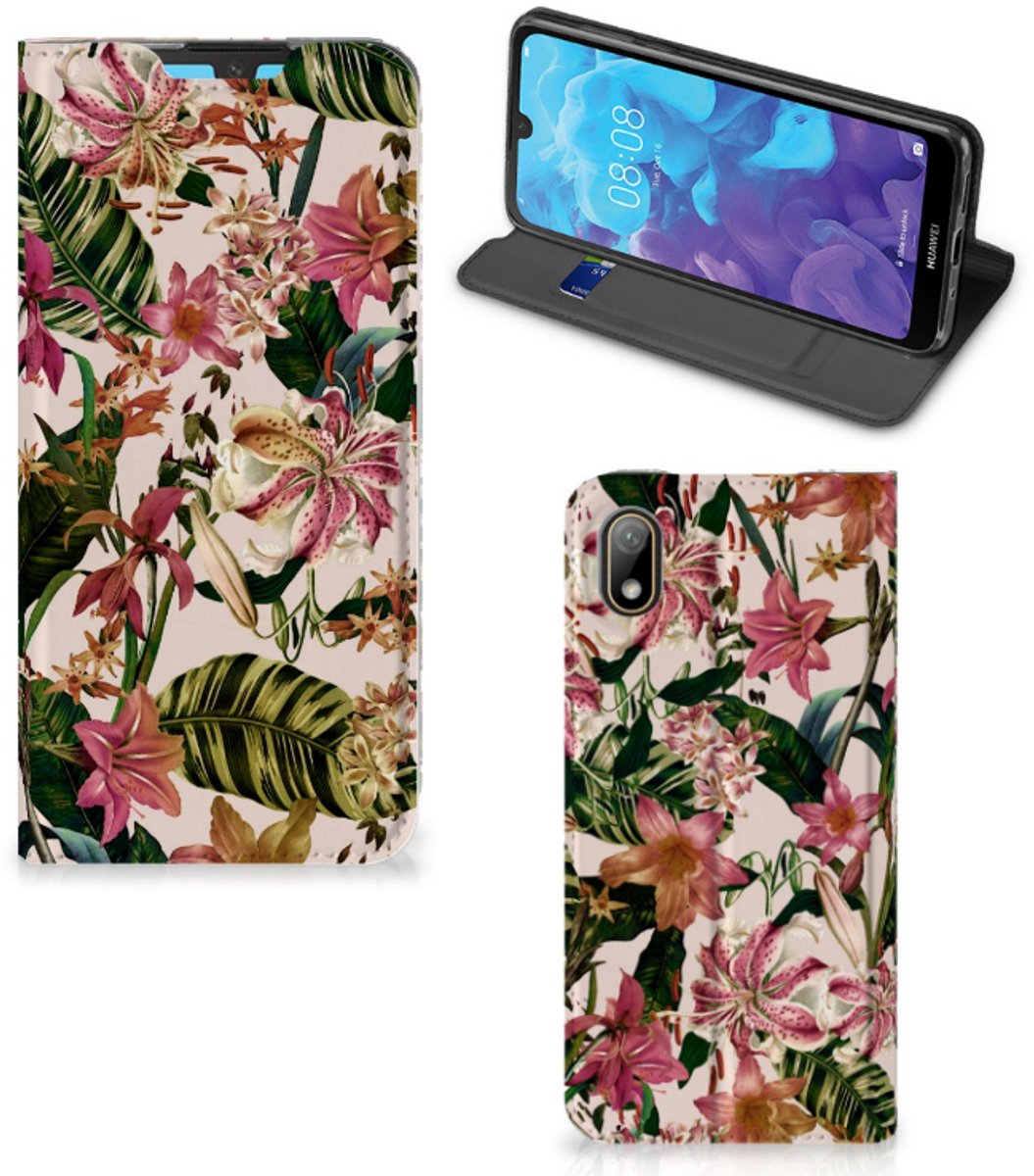 Huawei Y5 (2019) Smart Cover Flowers