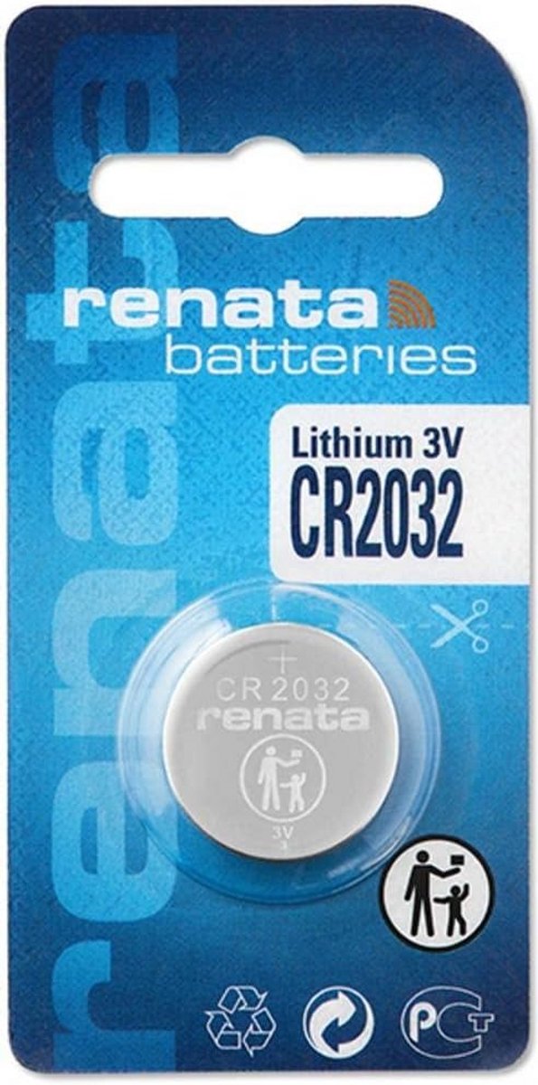 CR2032 Knoopcel 3V Lithium 225mAh - 1 Stuks