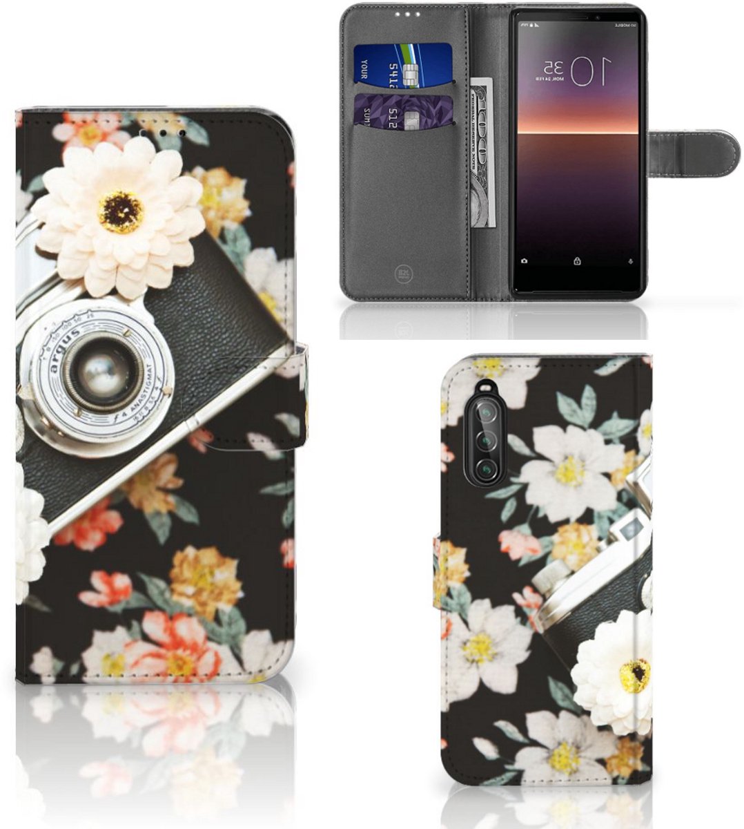Sony Xperia 10 II Telefoonhoesje met foto Vintage Camera
