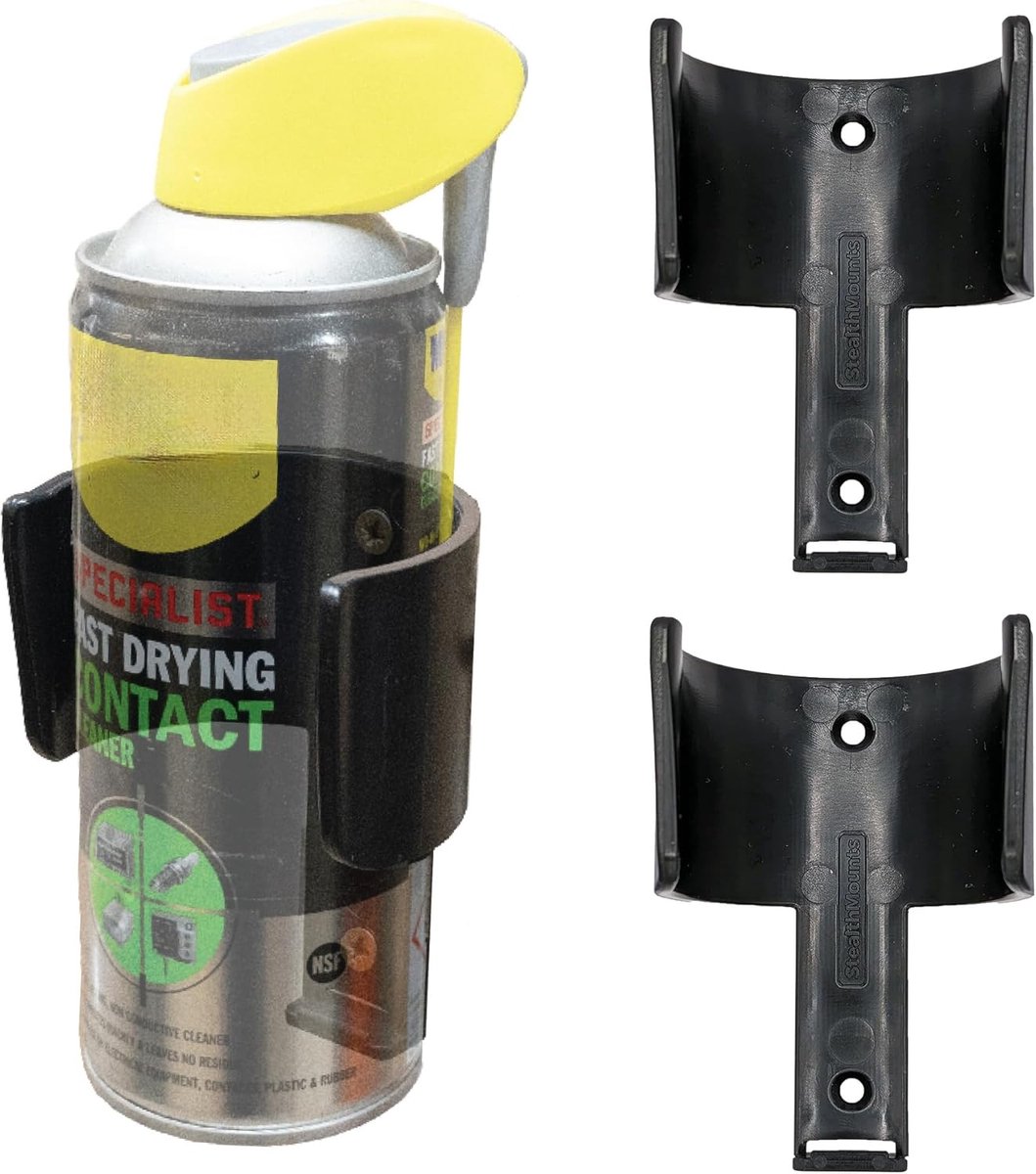 2-Pack Universele Spuitbus Houder voor Werkplaats en Garage