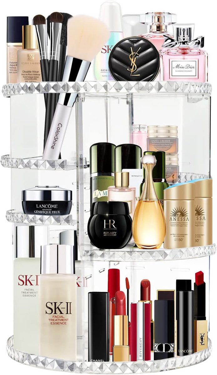 360° Make-up en Cosmetica Organizer voor Slaapkamer en Badkamer