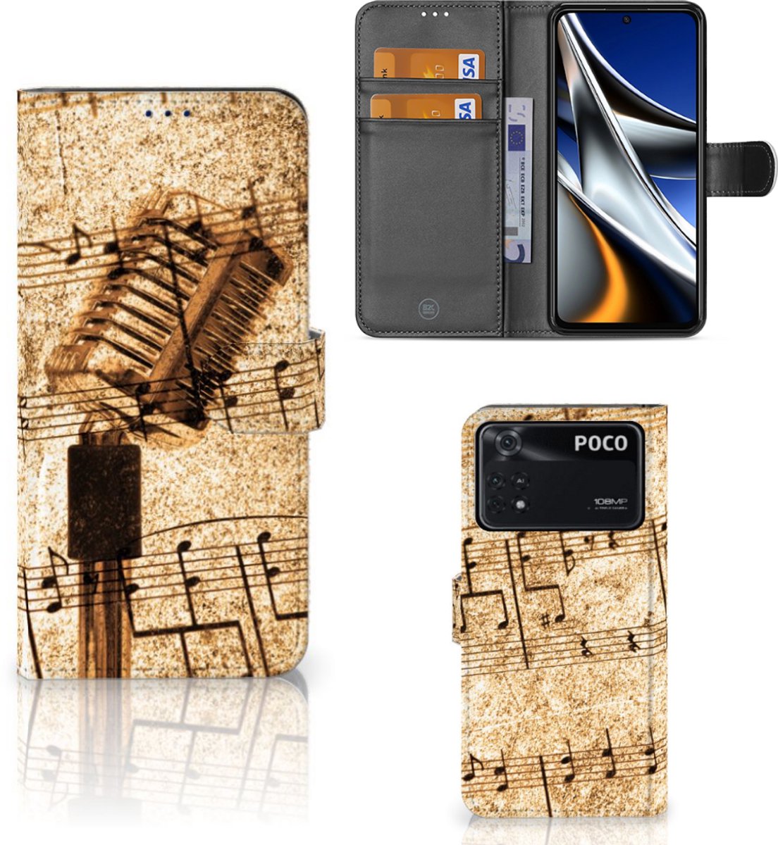Xiaomi Poco X4 Pro 5G Telefoonhoesje met foto Bladmuziek