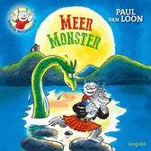 Dolfje Weerwolfje en een groen monster in het water, met de titel 'Meer Monster'.