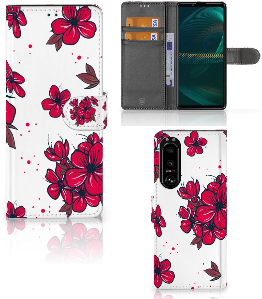 Sony Xperia 5III Hoesje Blossom Red
