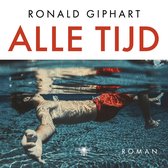 Ronald Giphart 'Alle Tijd' roman. Een man met rode zwembroek drijft onder water in een zwembad.