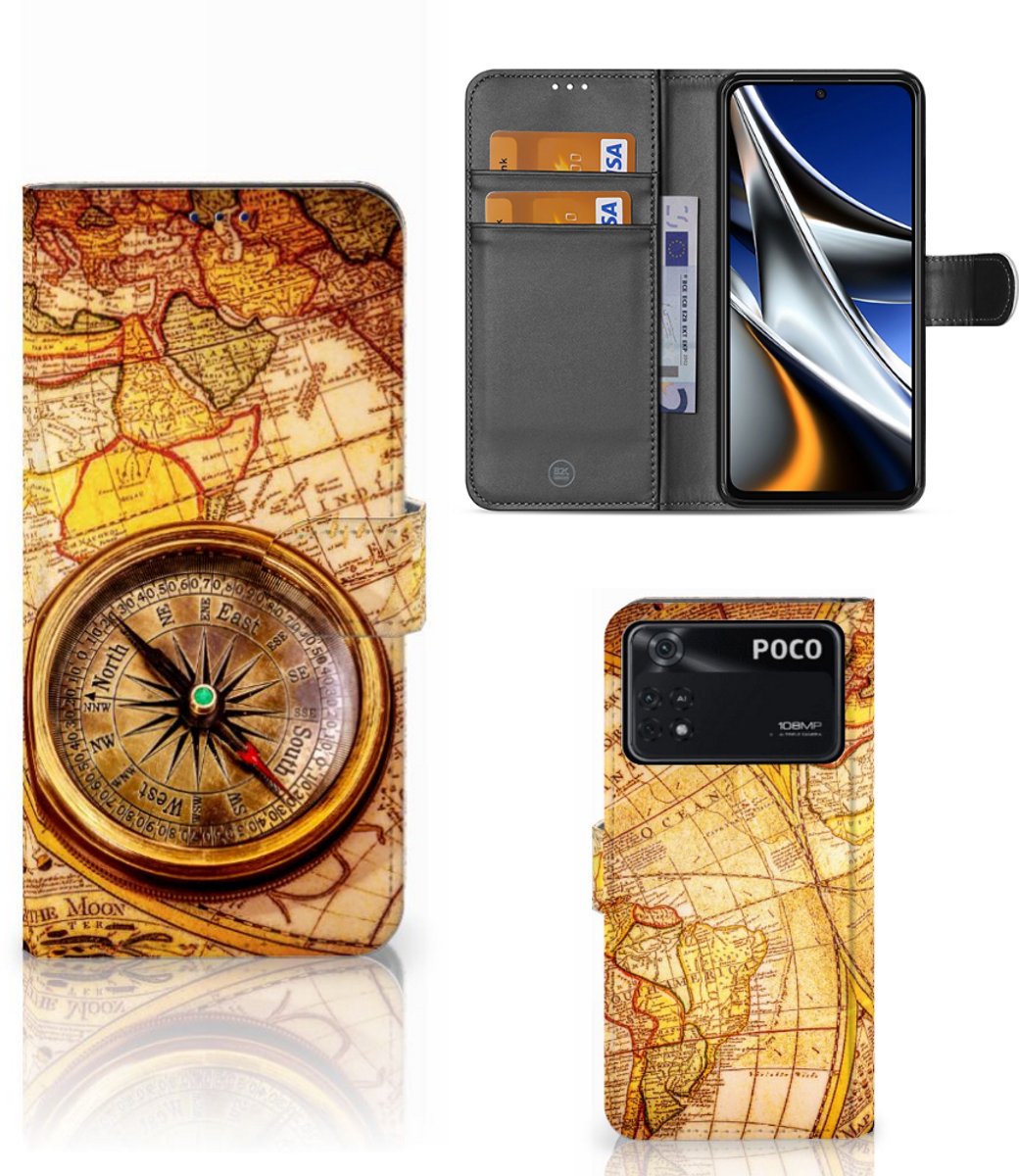 Xiaomi Poco X4 Pro 5G Flip Cover Kompas