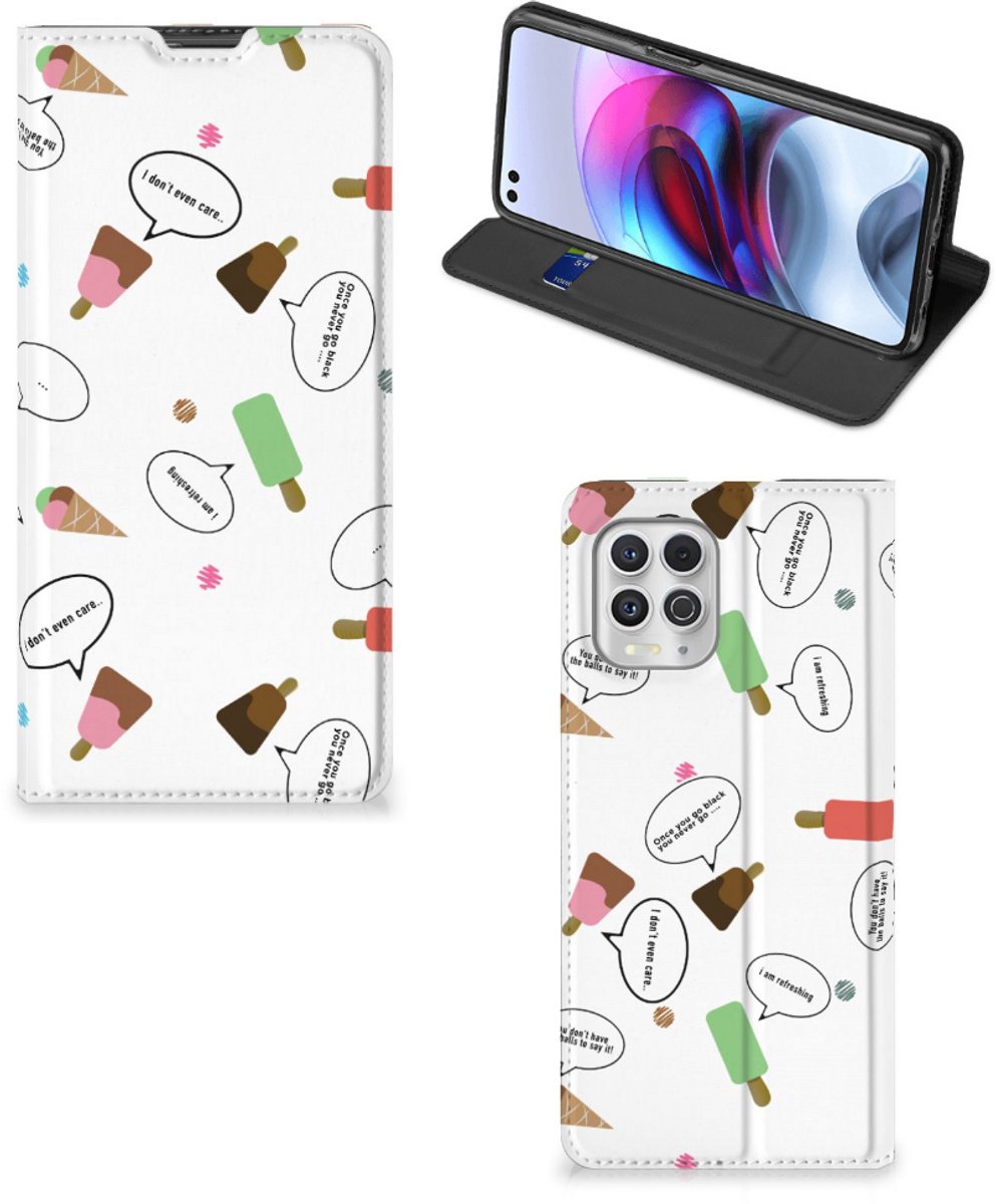 Motorola Moto G100 Flip Style Cover IJsjes