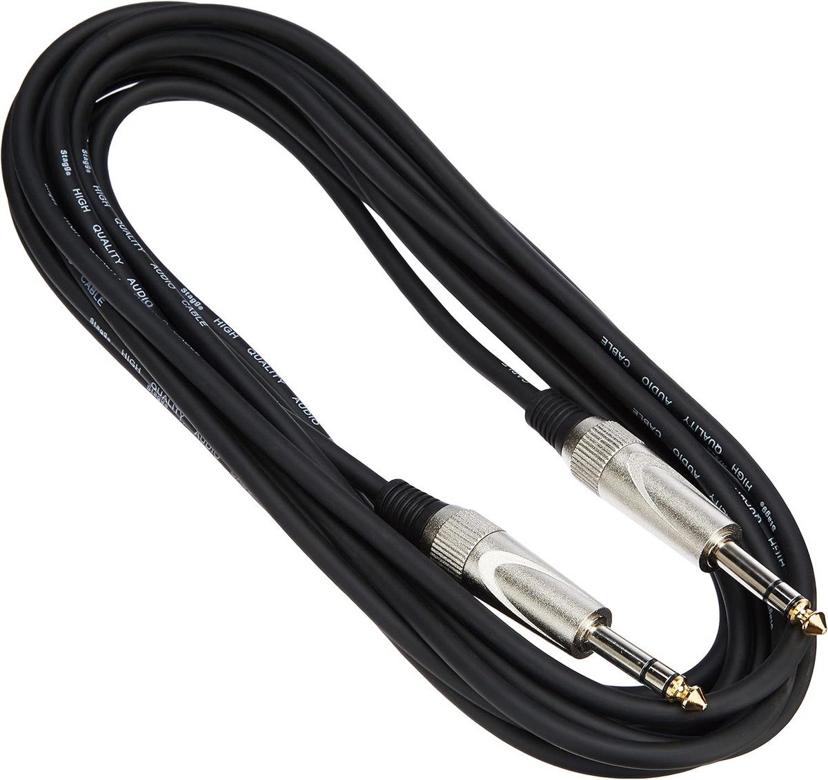 Deluxe 6 meter stereo jack-naar-jack-kabel