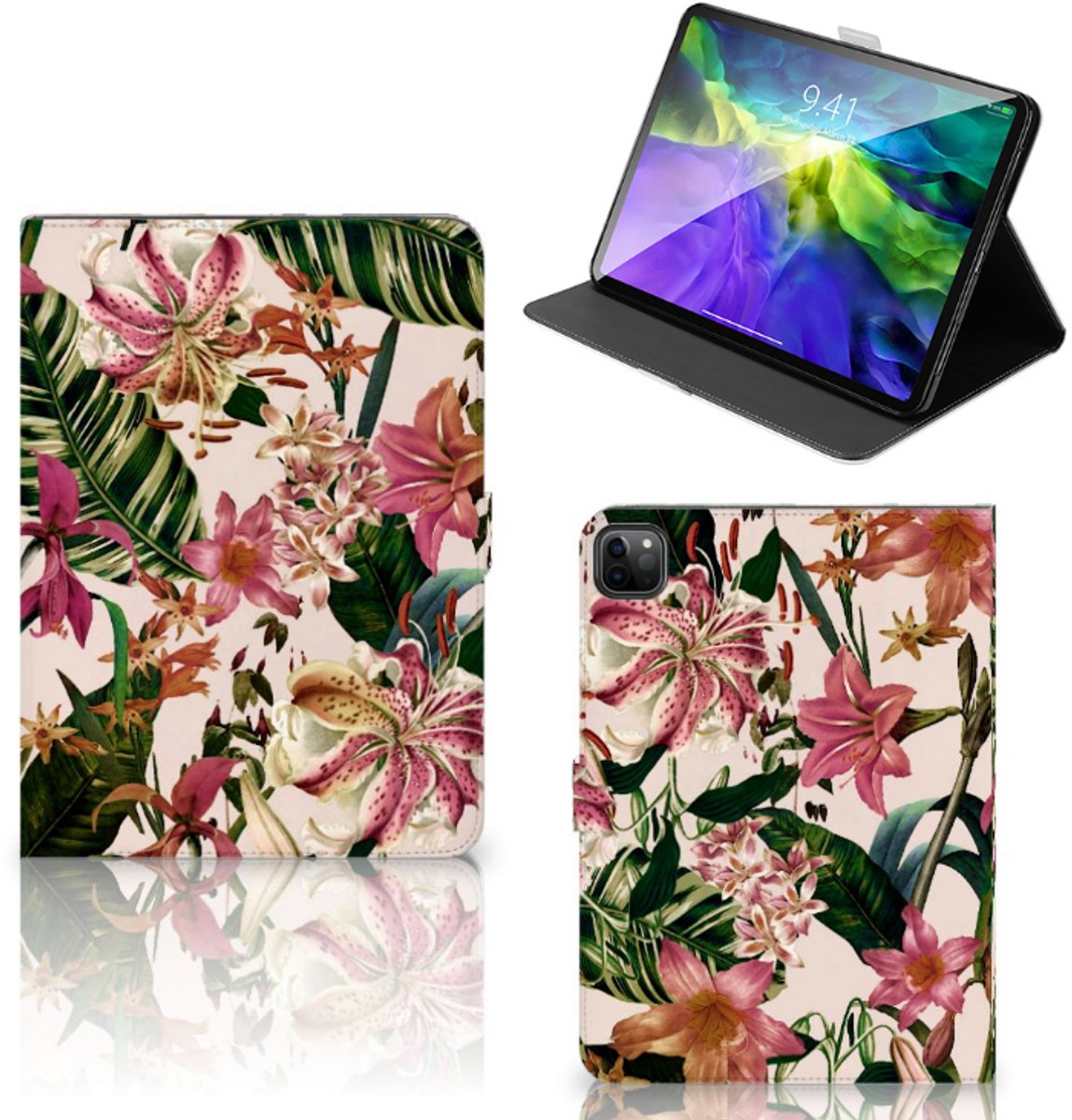 iPad Pro 11 2020/2021/2022 Tablet Cover Flowers
