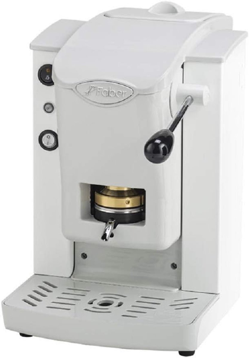 Koffiecupmachine ESE 44 mm in wit/grijs – Perfecte Espresso in 10 seconden