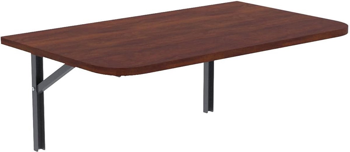 Opklapbare wandtafel 100x60 cm - Ruimtebesparend bureau voor keuken, kinderkamer en thuiskantoor