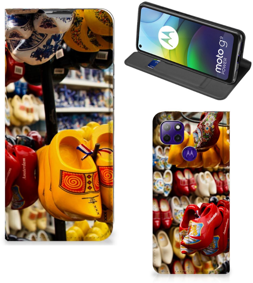 Motorola Moto G9 Power Book Cover Klompen