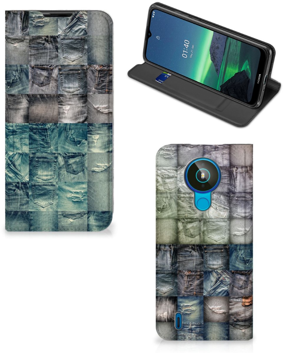 Hippe Standcase Nokia 1.4 Spijkerbroeken